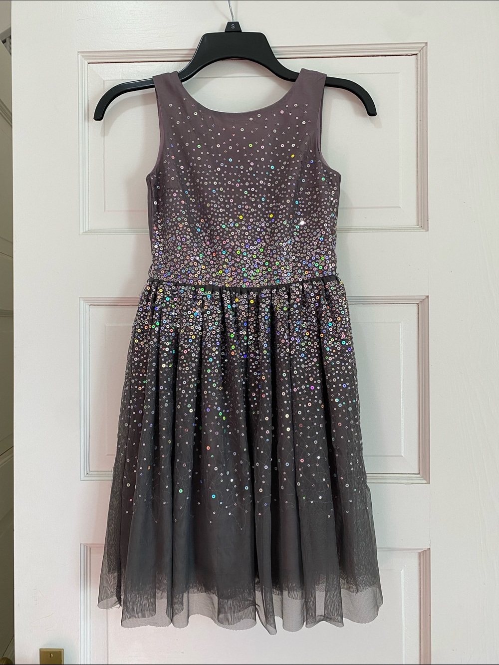 H&M Gray sequin dress